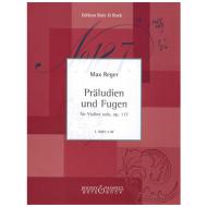 Reger, M.: Präludien und Fugen Op.117 Band 1 