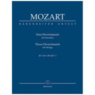 Mozart, W. A.: Drei Divertimenti für Streicher KV 136-138 (125a-c) 