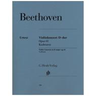 Beethoven, L. v.: Kadenzen zu Konzert Op. 61 D-Dur (Schneiderhan) 