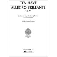 Ten Have, W.: Allegro Brillante Op. 19 