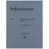 Schumann, R.: Klaviersonate g-Moll Op. 22 