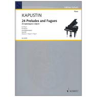 Kapustin, N.: 24 Preludes and Fugues Op. 82 Band 1 