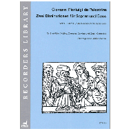 Palestrina da, G. P.: 2 Diminutionen für Sopran und Bass 
