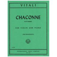 Vitali, T. A.: Chaconne g-Moll 