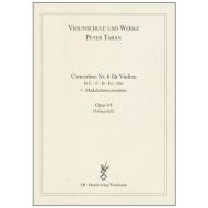 Taban, P.: Violinkonzert Nr. 6 Op. 4/f in C-F-B-Es-Dur 