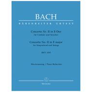 Bach, J. S.: Cembalokonzert Nr. 2 BWV 1053 E-Dur 