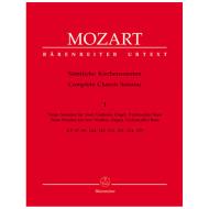 Mozart, W.A.: Sämtliche Kirchensonaten - Heft 1 